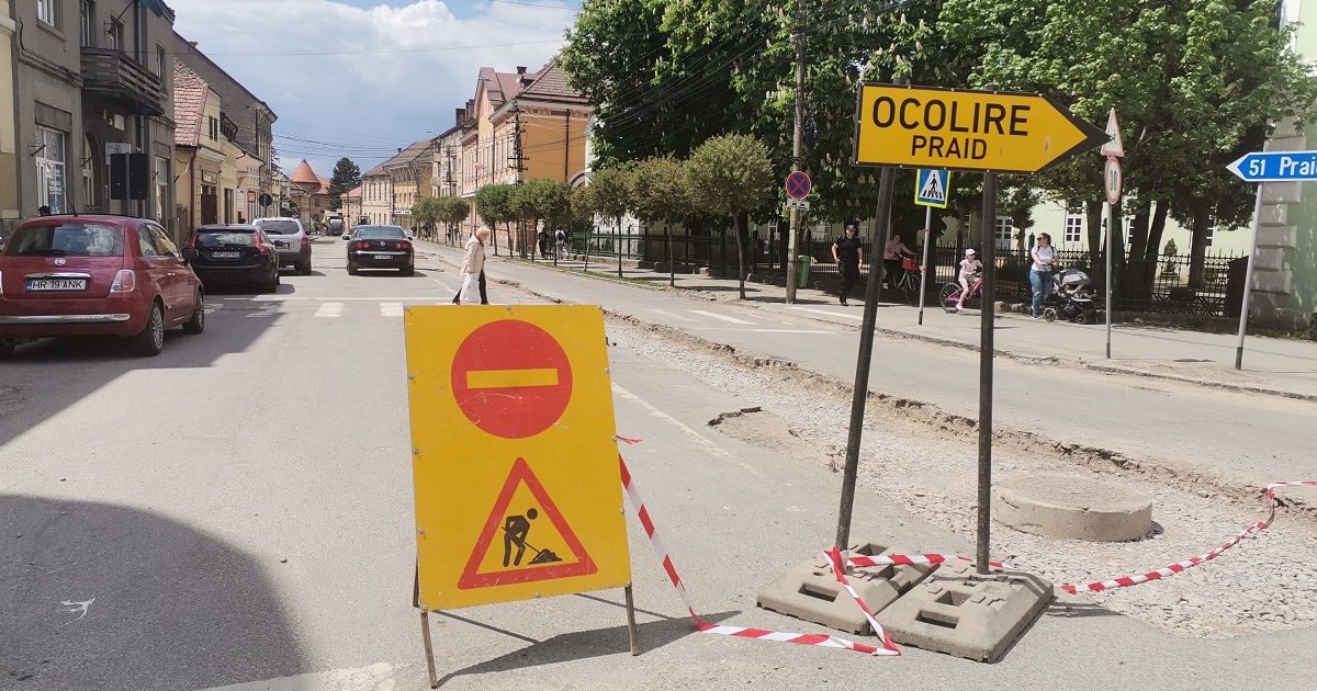 Lezárták a Kossuth Lajos utcát